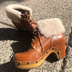 Staccato women's winter ankle boots with heel